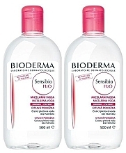 Fragrances, Perfumes, Cosmetics Set - Bioderma Sensibio H2O (micel/lot/2x500ml)