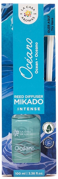 Ocean Reed Diffuser - La Casa de Los Aromas Mikado Intense Ocean — photo N3