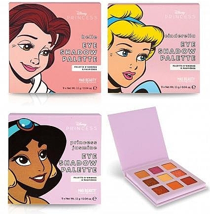 Set - Mad Beauty Disney POP Princess (eyeshadow/9 x 1.1g + eyeshadow/9 x 1.1 g + eyeshadow/9 x 1.1 g) — photo N1