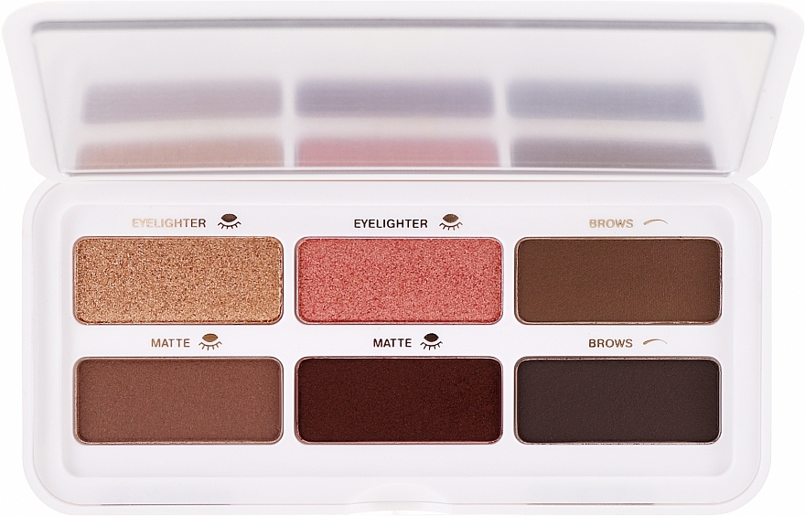 Eye & Brow Makeup Palette - Clarins Ready in a Flash Palette — photo N2