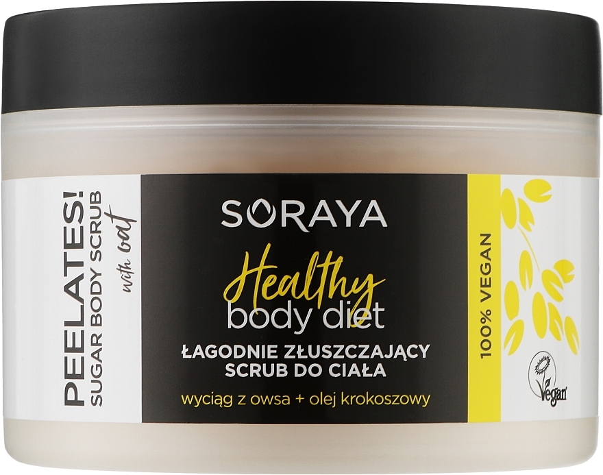 Gently Exfoliating Body Scrub with Oat Extract & Safflower Oil - Soraya Healthy Body Diet — photo N1