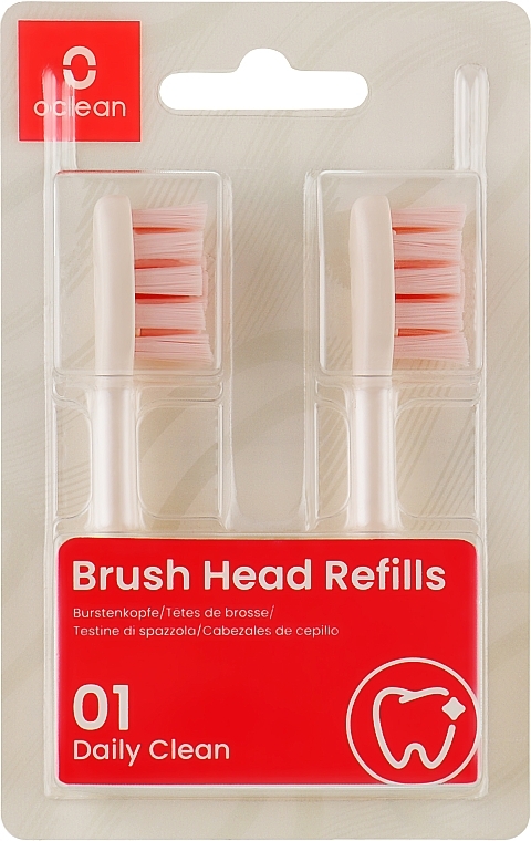 Electric Toothbrush Head - Oclean PW03 Brush Head Pink — photo N1