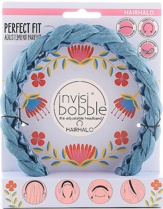 Headband, Blue - Invisibobble Hairhalo Flores & Bloom Margarita Bonita — photo N2