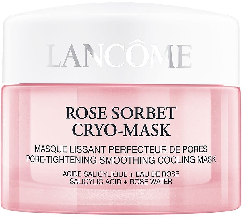 Cooling & Pore-Tightening Face Mask - Lancome Rose Sorbet Cryo-Mask — photo N1