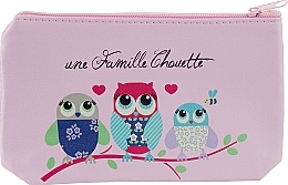 Fragrances, Perfumes, Cosmetics Cosmetic Bag 'Owl', pink-lilac - Dini