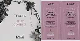 Fragrances, Perfumes, Cosmetics Sample Set - Lakme Teknia Frizz Control (sh/10ml + treatment/10ml)