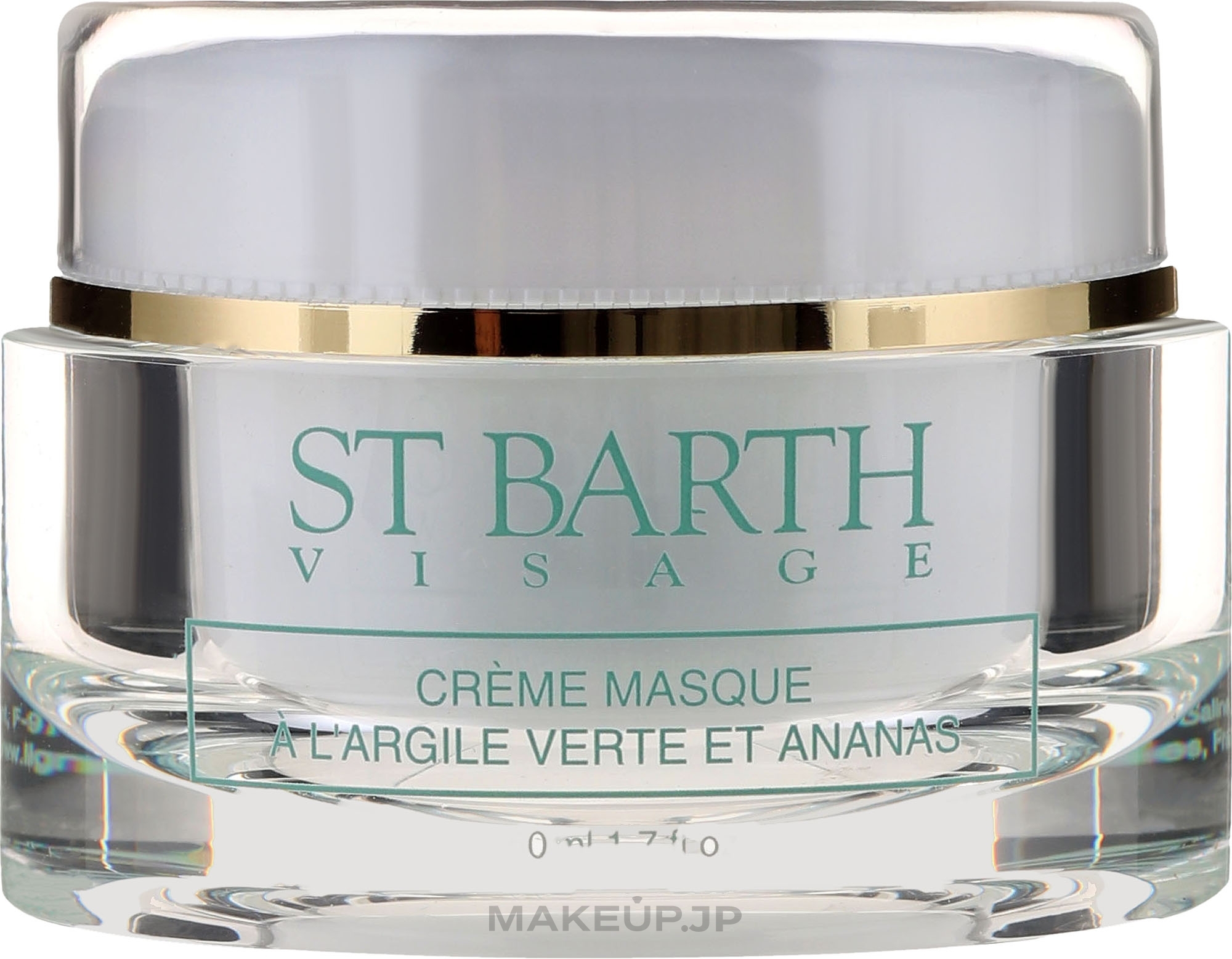 Green Clay and Pineapple Face Cream Mask - Ligne St Barth Cream Mask With Green Clay And Pineapple — photo 50 ml