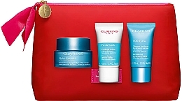 Fragrances, Perfumes, Cosmetics Set - Clarins VP Hydra-Essentiel HLY 2022 (f/cr/50ml + f/scrub/15ml + f/mask/15ml + bag/1pc)