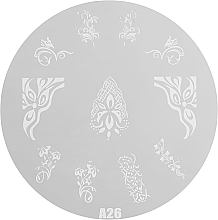 Fragrances, Perfumes, Cosmetics Stamping Plate, RN 00410 - Ronney Professional
