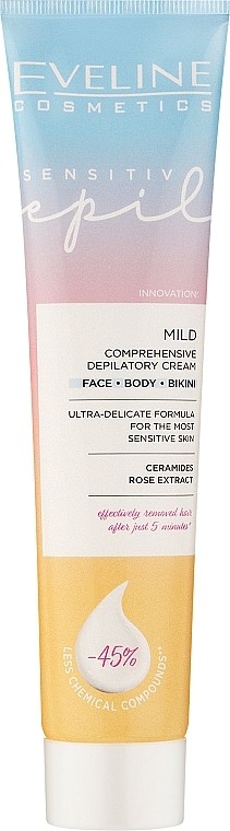 Depilatory Cream - Eveline Cosmetics Sensitive Epil — photo N1