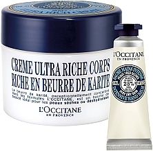 Fragrances, Perfumes, Cosmetics Set - L'Occitane Shea Butter Karite Set (b/cr/200ml + h/cr/10ml)