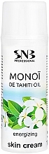 Monoi & Tahini Energizing Cream - SNB Professional Monoi Tahitian Oil Energizing Skin Cream — photo N1