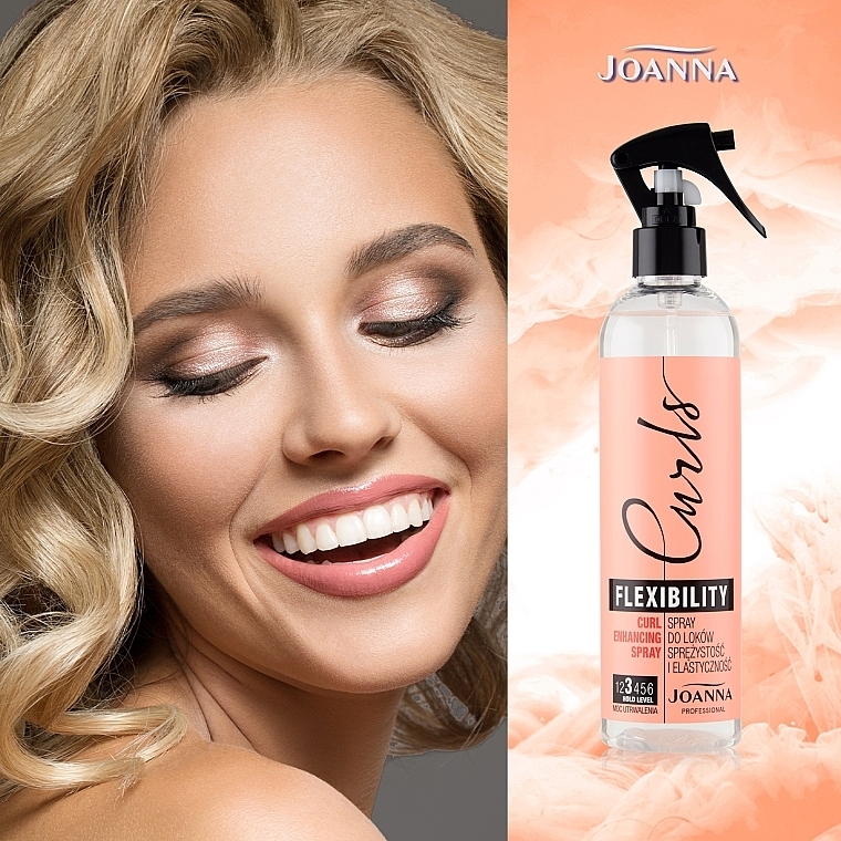 Curl Spray - Joanna Professional Curls Spray Flexibility Hold Level — photo N2