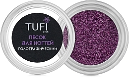 Fragrances, Perfumes, Cosmetics Holographic Nail Sand, 0.15 mm - Tufi Profi