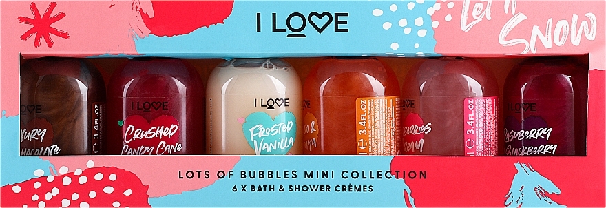 Set - I Love... Lots of Bubbles Mini Collection (sh/cr/6x100ml) — photo N2