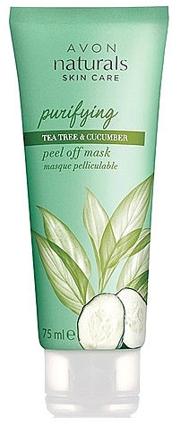 Cleansing Cucumber & Tea Tree Peel-Off Mask - Avon Naturals — photo N1