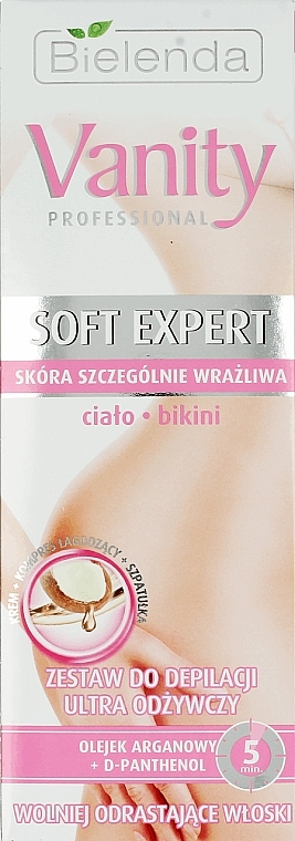 Set - Bielenda Vanity Soft Expert (cr/100ml + balm/2x5g + blade) — photo N1