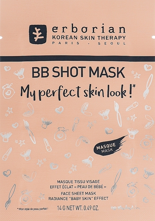 Face Sheet Mask - Erborian BB Shot Mask — photo N1