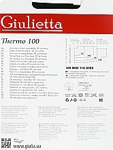 Tights "Thermo" 100 Den, nero - Giulietta — photo N2