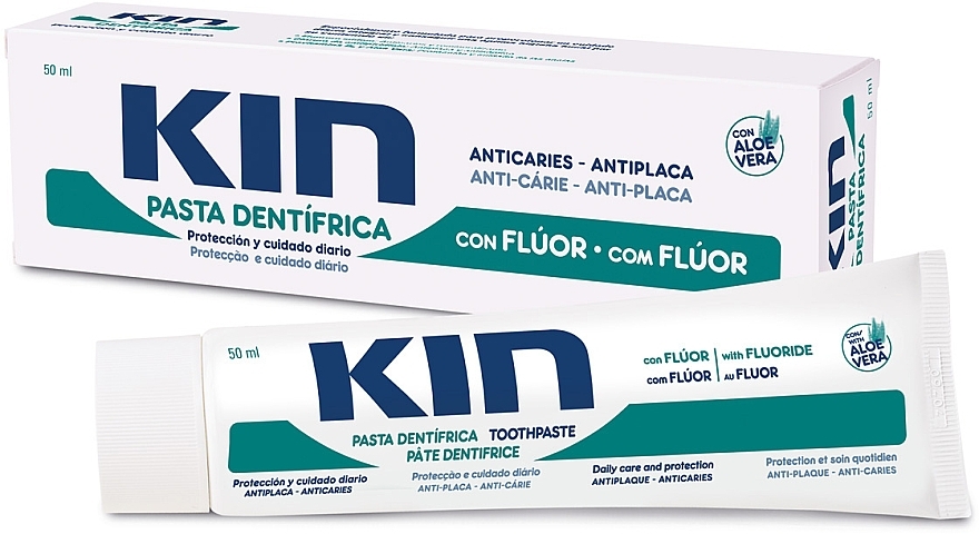 Toothpaste with Fluorine - Kin Dental Toothpaste — photo N1