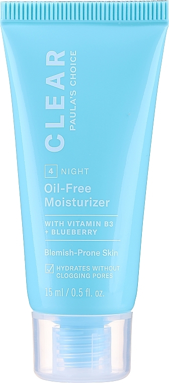 Oil-Free Face Moisturizer - Paula's Choice Clear Oil-Free Moisturizer Night Travel Size — photo N1