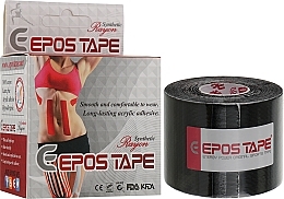 Black Kinesio Tape - Epos Tape Rayon — photo N2