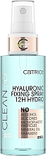 Moisturizing Fixing Spray with Hyaluronic Acid - Catrice Clean ID Moisturizing Fixing Spray — photo N2