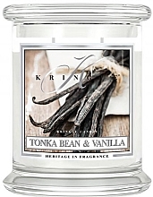 Fragrances, Perfumes, Cosmetics Scented Candle in Glass - Kringle Candle Tonka Bean & Vanilla