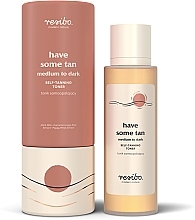 Fragrances, Perfumes, Cosmetics Hydrating Tanning Toner - Resibo Self-tanning Tonic Medium To Dark