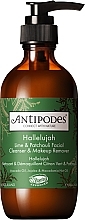 Patchouli & Lime Cleanser - Antipodes Hallelujah Lime & Patchouli Facial Cleanser & Makeup Remover — photo N1