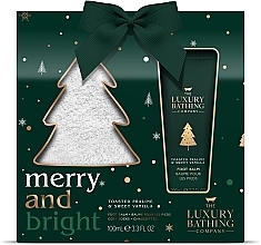 Set - Grace Cole The Luxury Bathing Merry and Bright Set (f/cr/100ml+socks) — photo N1