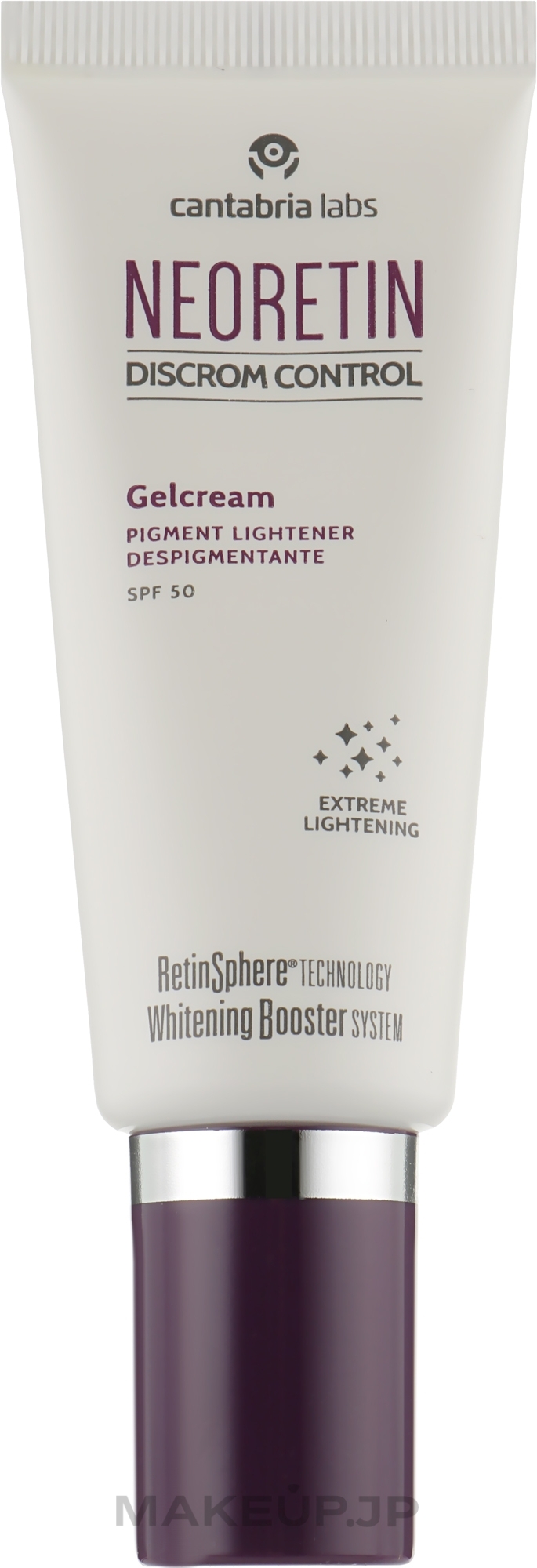 Brightening Anti-Pigmentation Cream-Gel - Cantabria Labs Neoretin Gelcream SPF50 — photo 40 ml