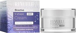 Face Contour Sculpturing Day Cream - Revuele Bioactive Skin Care Retinol + Peptides V-shape Day Cream — photo N1