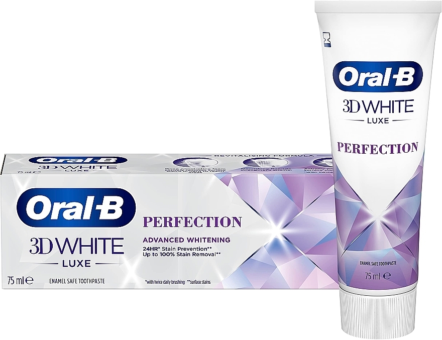 Toothpaste - Oral-B 3D White Luxe Perfection — photo N1