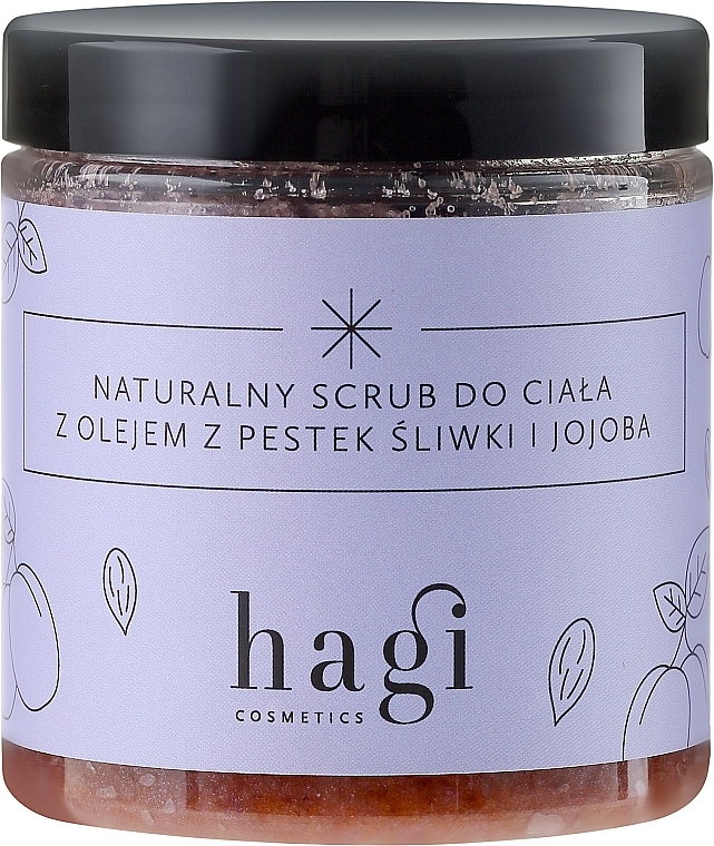 Natural Scrub with Plum and Jojoba Oils - Hagi Scrub — photo N1