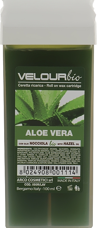 Aloe Cartridge Wax - Arcocere Velour Bio Aloe Vera — photo N1