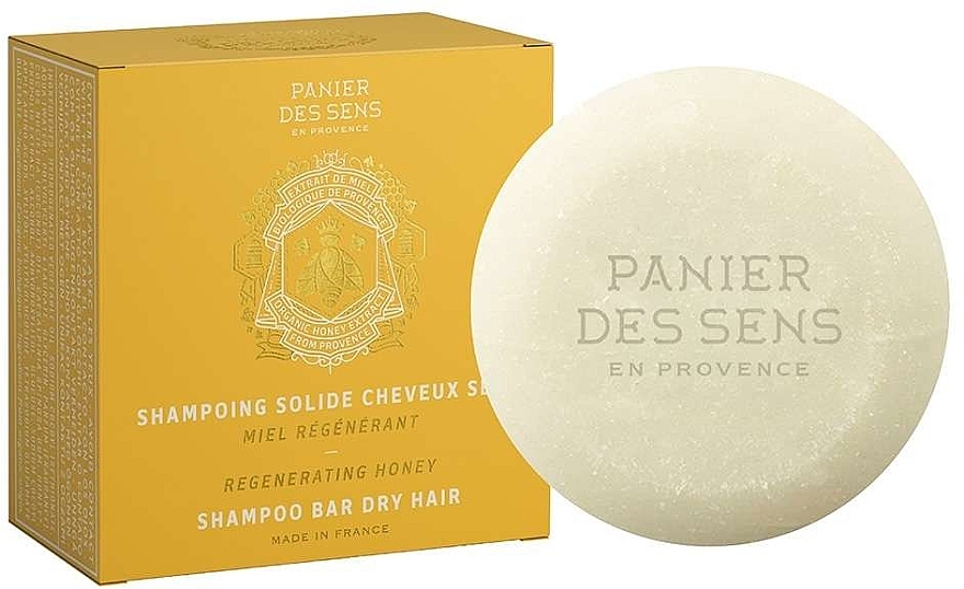 Honey Shampoo Bar - Panier Des Sens Shampoo Bar Regenerating Honey — photo N1