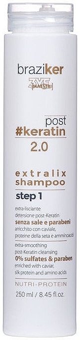 Keratin Straightening Shampoo - Braziker Keratin Straightening Shampoo — photo N1