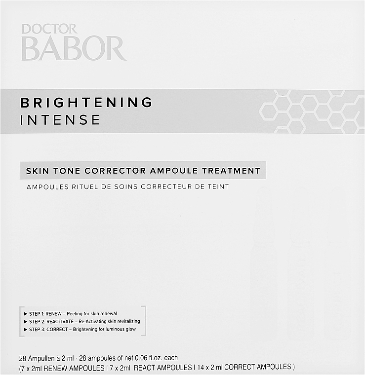 Tone Corrector Ampoules - Doctor Babor Brightening Intense Skin Tone Corrector Ampoule Treatment — photo N1