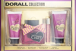 Dorall Collection Love You Like Crazy - Set (edp/100ml + edp/10ml + lot/50ml + sh/gel/50ml)  — photo N1