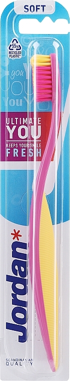 Ultimate You Toothbrush, soft, pink and yellow - Jordan Ultimate You Soft — photo N1