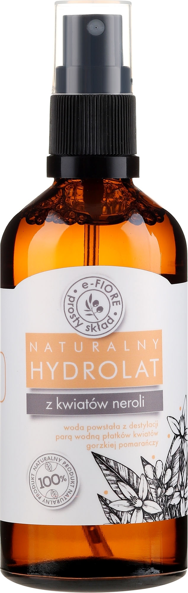 Neroli Hydrolat - E-Fiore Hydrolat — photo 100 ml