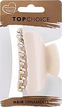 Claw Clip, 28441, milky - Top Choice Hair Claw — photo N1