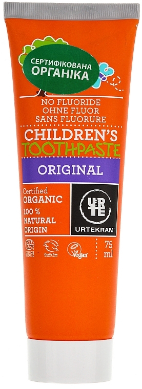 Kids Organic Toothpaste - Urtekram Childrens Toothpaste Original — photo N1