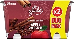 Apple Cozy Cider Scented Candle - Glade Apple Cozy Cider Candle — photo N3