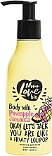 Fragrances, Perfumes, Cosmetics Nourishing Body Milk "Pineapple" - MonoLove Bio Pineapple Jamaica Body Milk