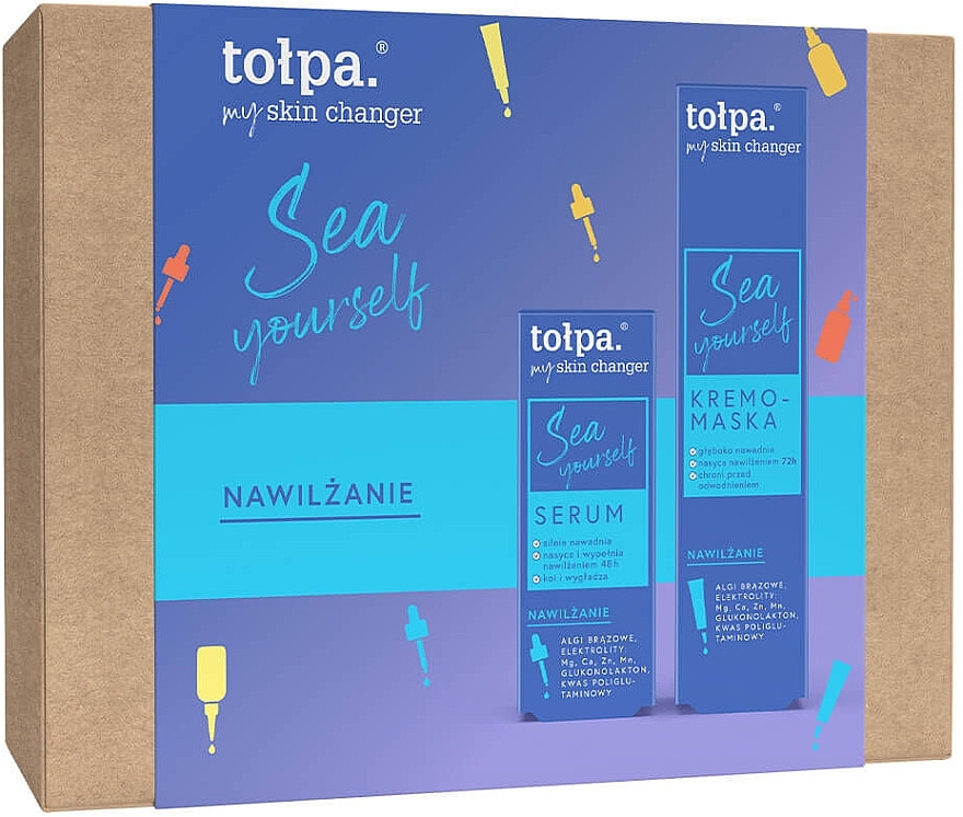 Men's Set - Tolpa My Skin Changer Sea Yourself (serum/50ml + mask/40ml) — photo N1