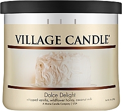 Fragrances, Perfumes, Cosmetics Scented Candle 'Sweet Pleasure' - Village Candle Dolce Delight (bowl)