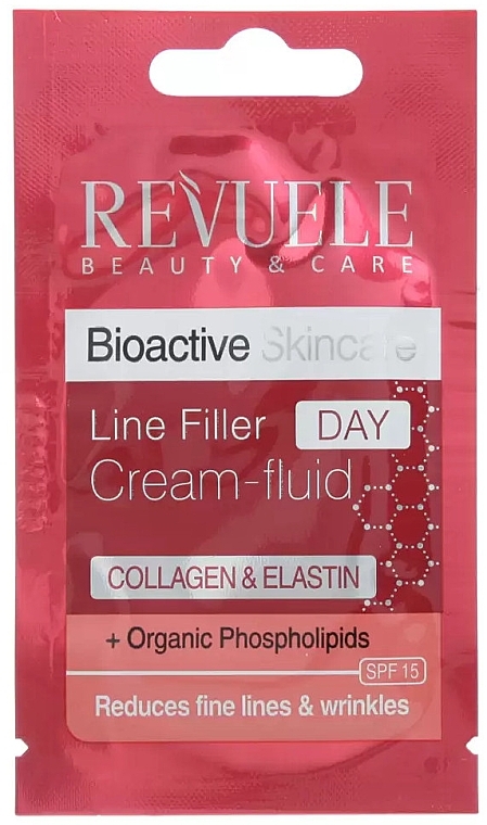 Day Filler Cream - Revuele Bio Active Collagen & Elastin Line Filler Cream (sample) — photo N1