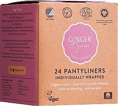 Fragrances, Perfumes, Cosmetics Pantyliners, 24 pcs - Ginger Organic